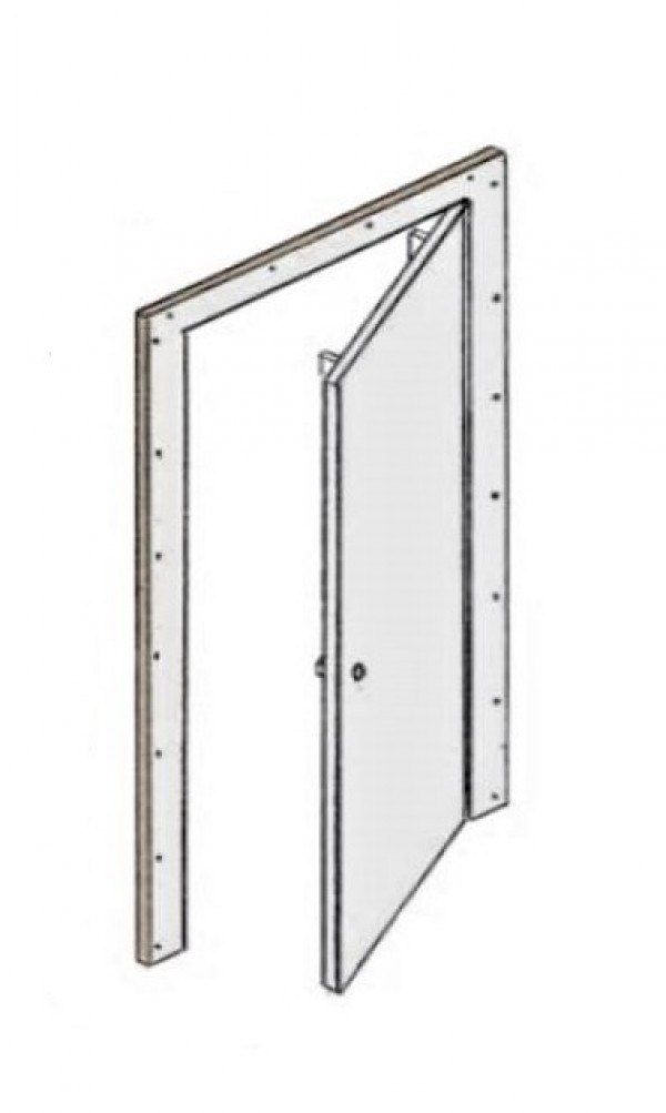 Blocco porta invisibile T/DX cm L 80 x H 210 cm - PORTE, SISTEMI A  SCOMPARSA, VETRATE - TIPOLOGIA PRODOTTO